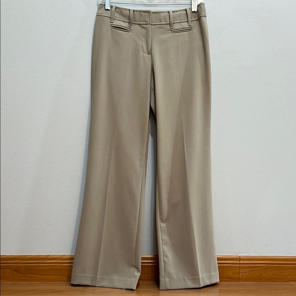 LOFT Wide Leg Tan Pants